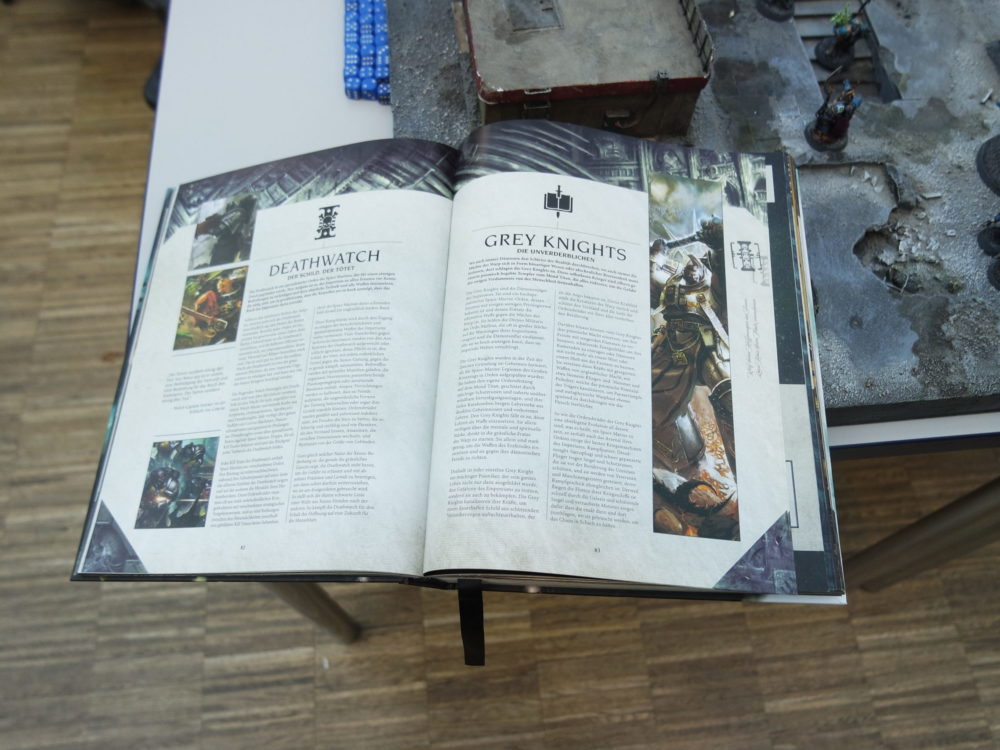 Einheitenbuch für das Tabletop Warhammer 40K